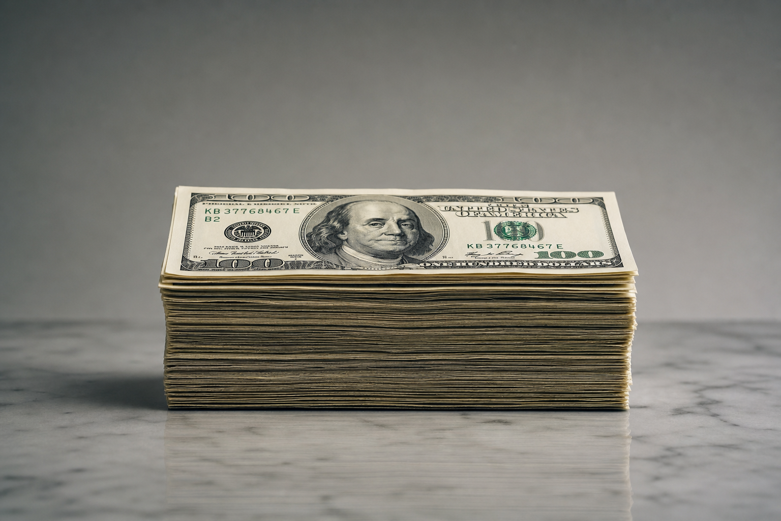 Cash Dollars Scene